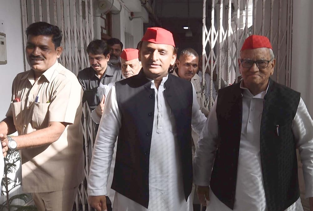akhilesh yadav speaks in vidhan parishad on SP and BSP alliance.