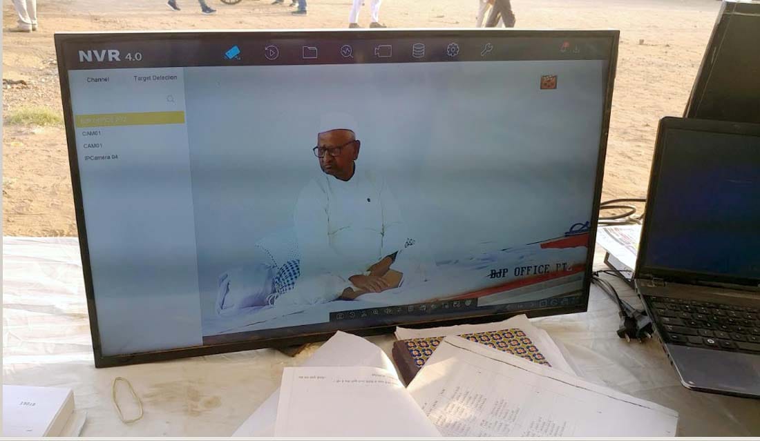 Anna's allegation: CCTV footage being sent to BJP office