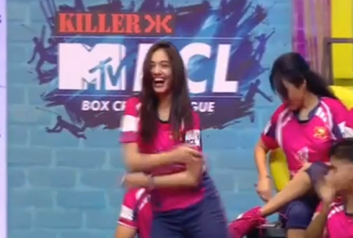 Divya Agarwal danced in MTV Box Cricket League