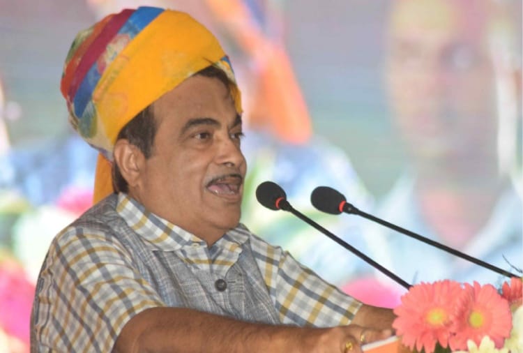Minister Nitin Gadkari Rally in Rohtak