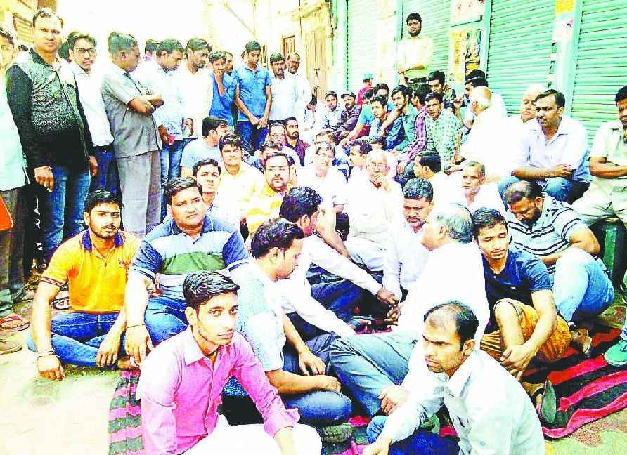 Market closes in old age in protest against attack