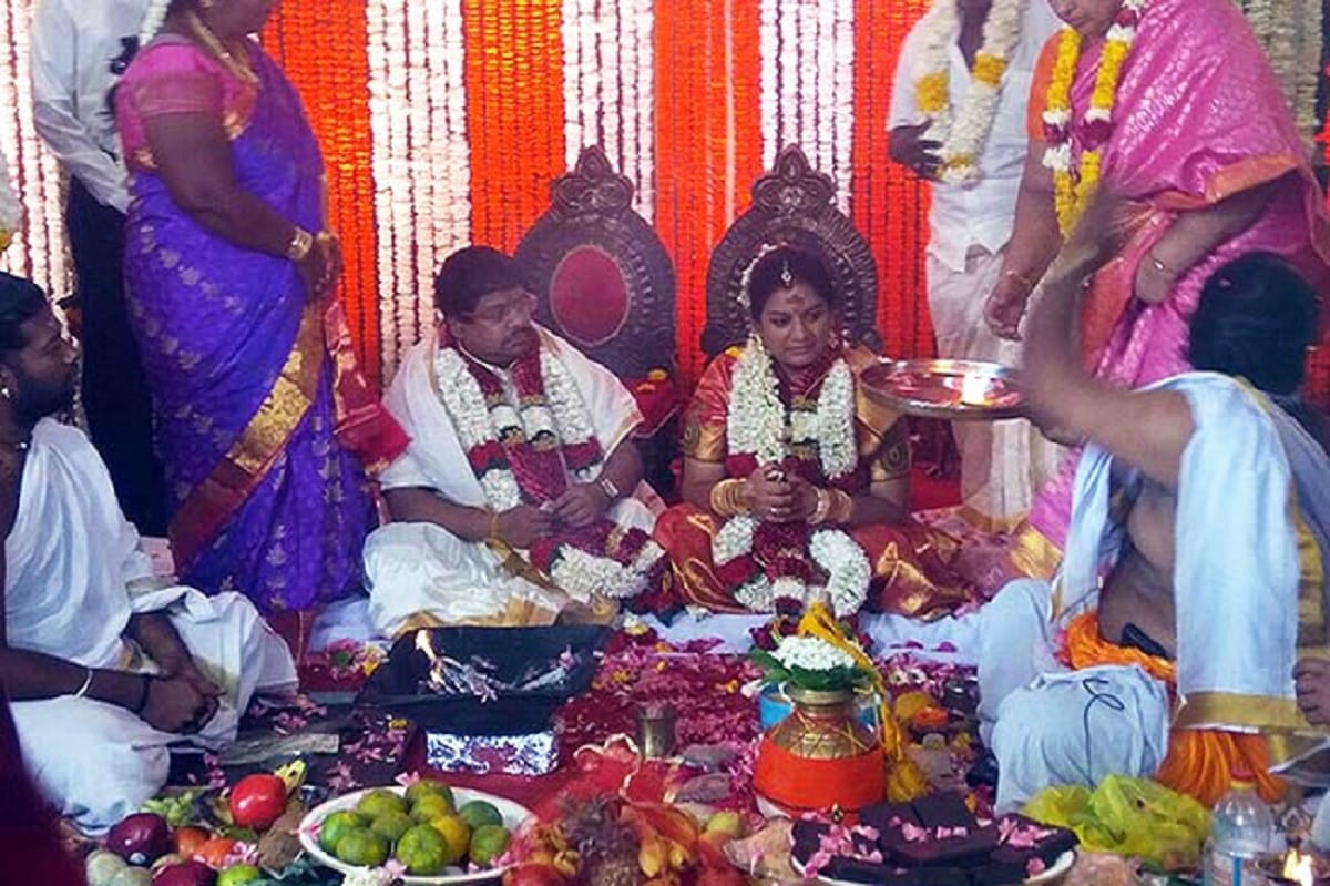 despite ban imposed by court, rajya sabha mp sasikala got married