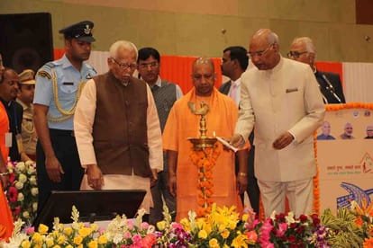 President ramnath kovind lays foundation stone for NHAI project