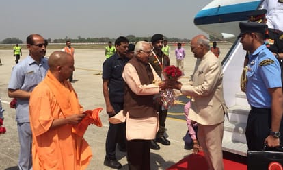 President ramnath kovind lays foundation stone for NHAI project