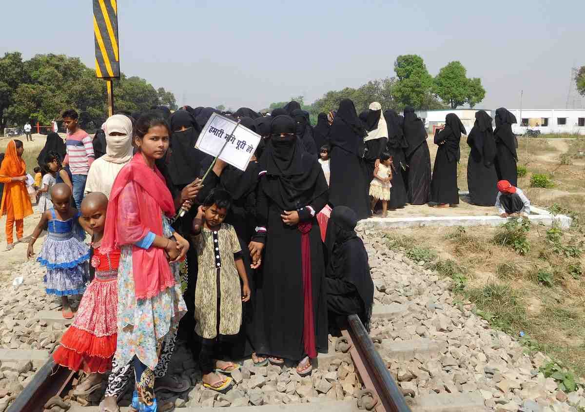 Mau villagers protest against over railway crossing close