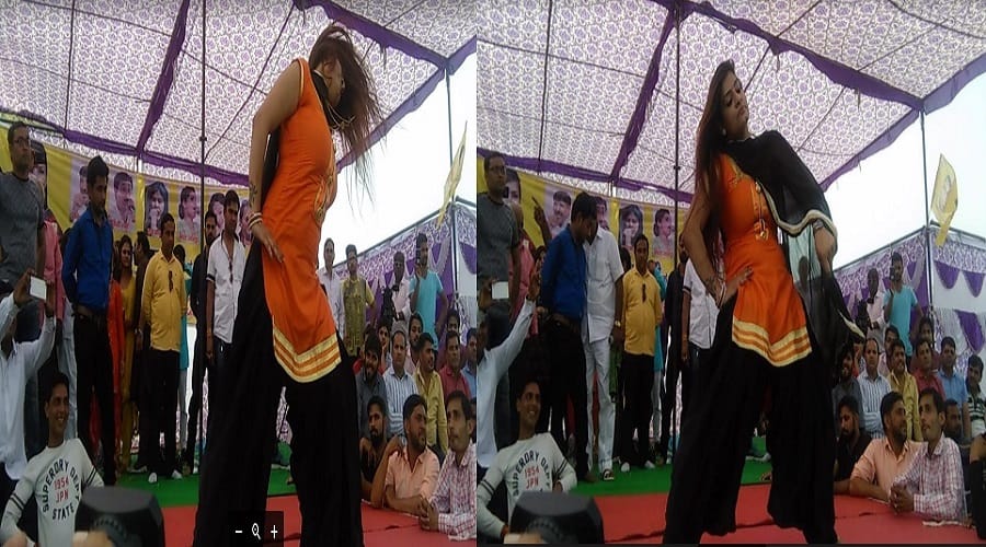 up: Dancer of Haryana danced in the minister's program