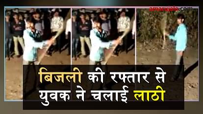 young man rolling the stick very fast viral video