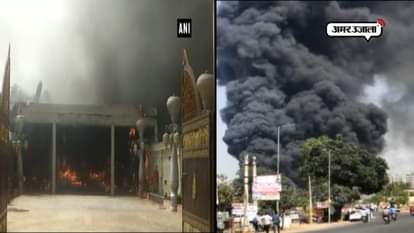 FIRE BROKE OUT IN MYSORE MAHAL MARRIAGE HALL IN RAJASTHAN
