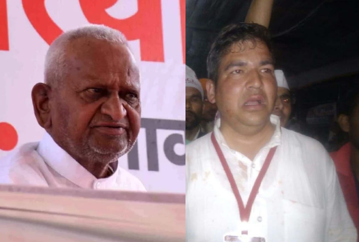 anna hazare supporter sushil bhatt was beaten by dcp on wednesday