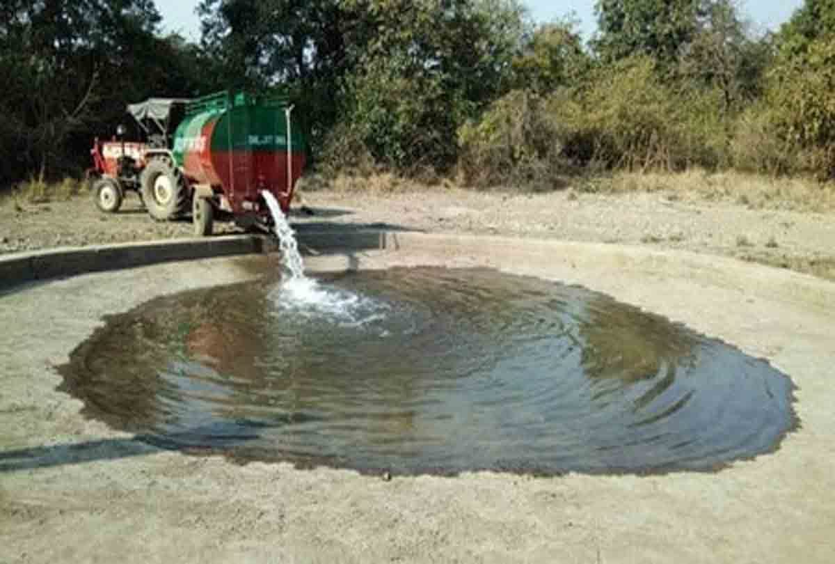 Due to lack of water animal did the attitude of the villages