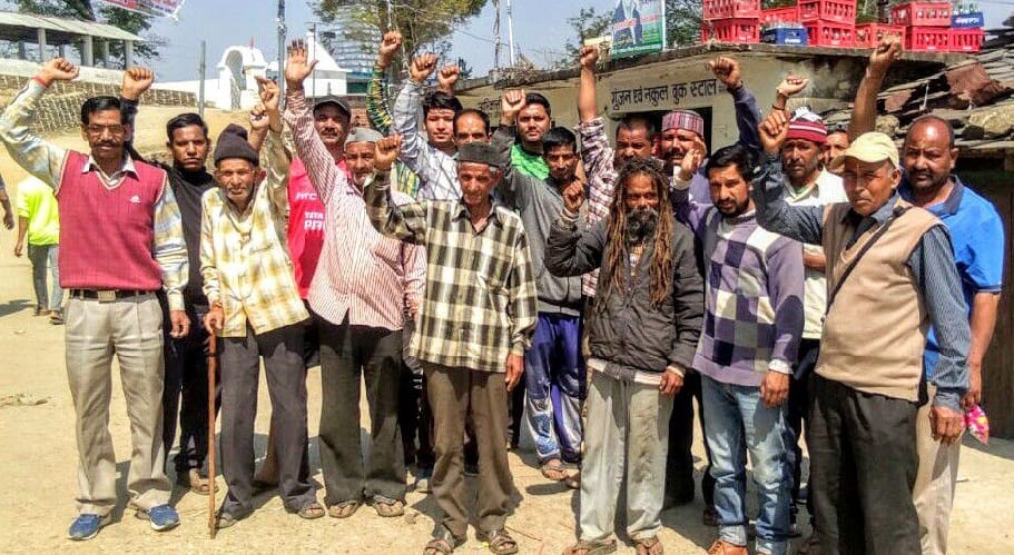 Farmers performed at Chamdeval
