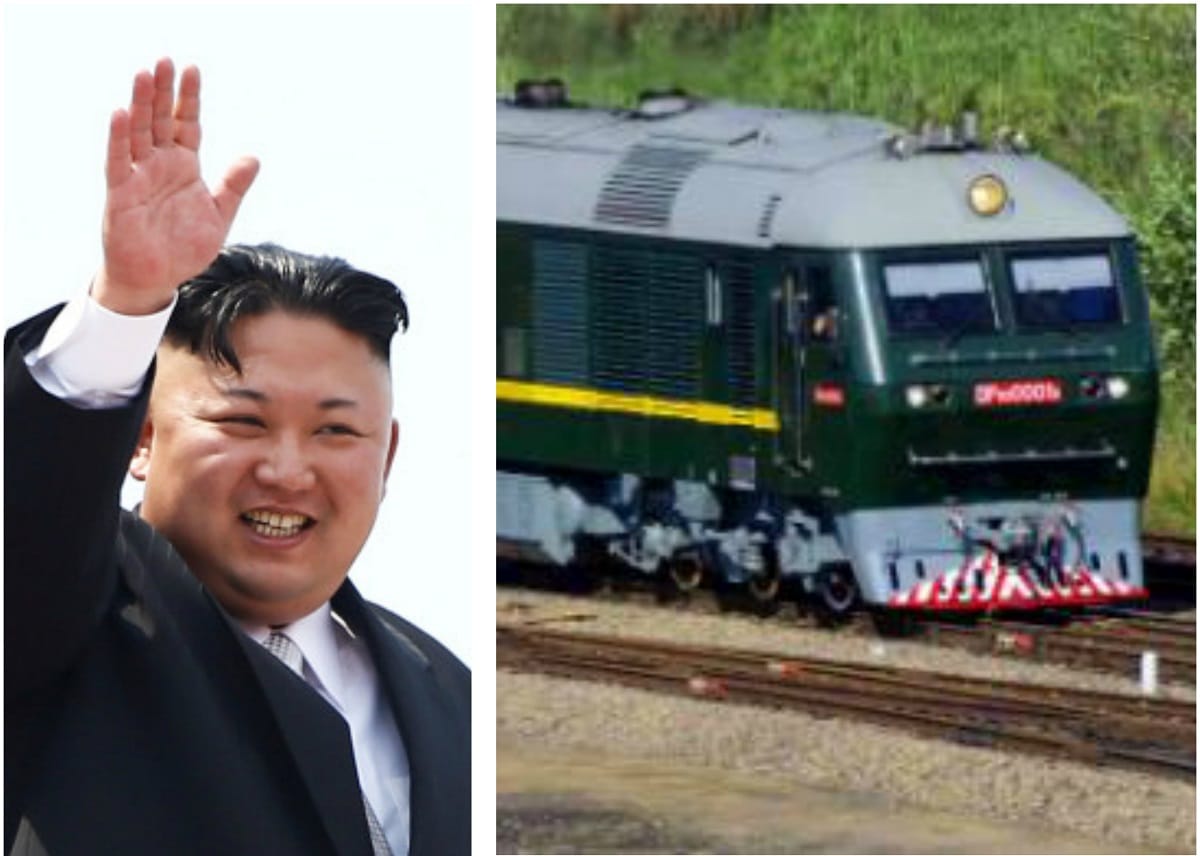 know why kim jong un travel by his green colour train