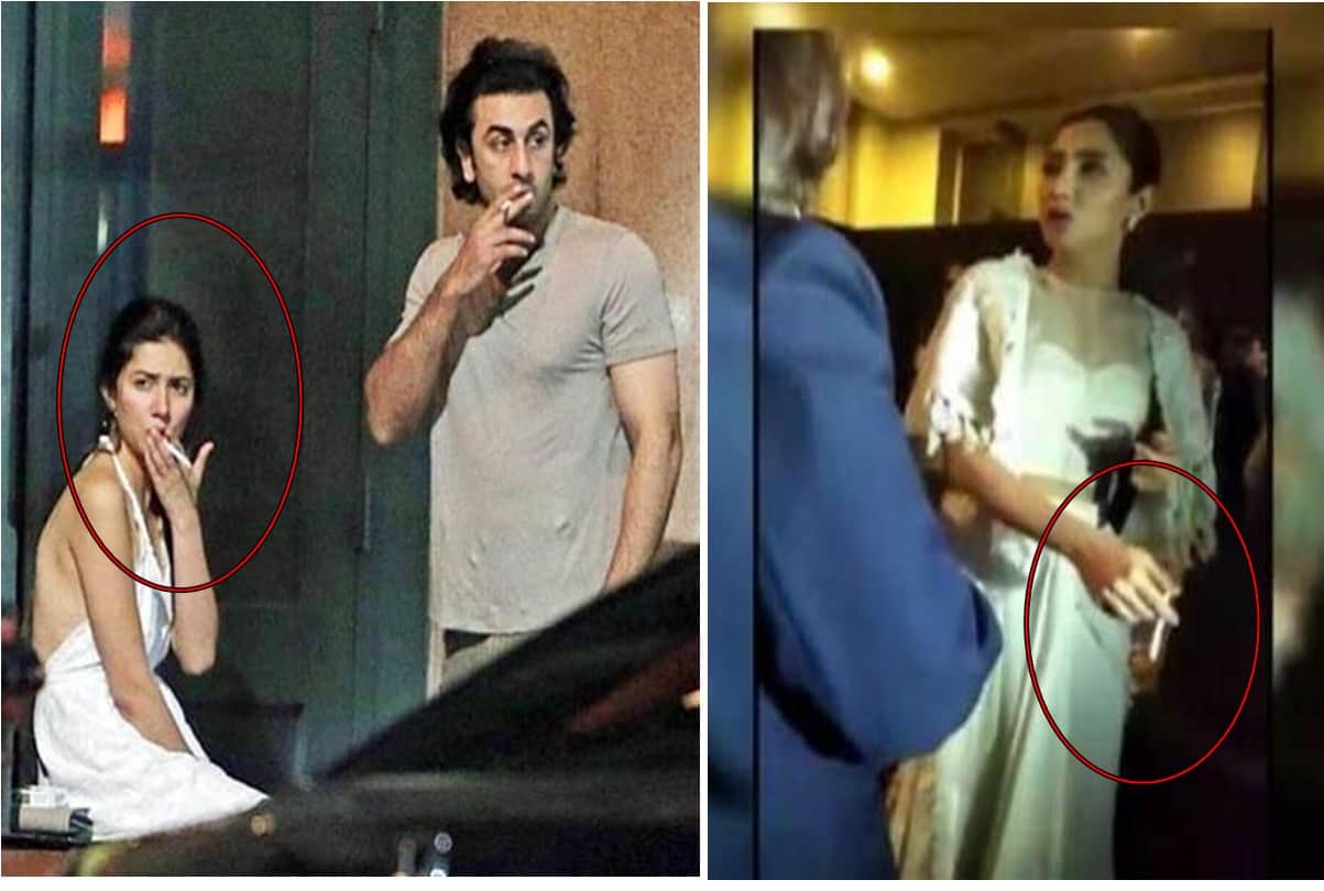Actress who caught smoking in public places many times