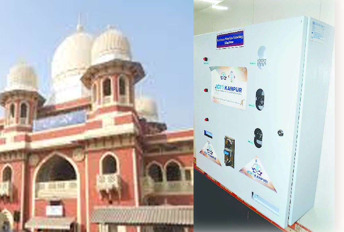 Sanitary napkin machine fails at Kanpur railway station