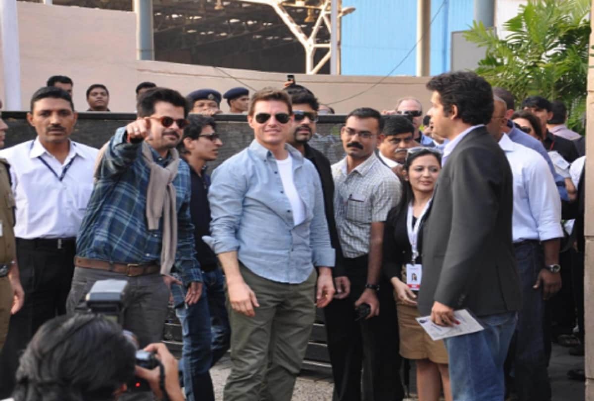 Anil Kapoor and Tom Cruise met in Abu Dhabi during Race 3 shooting 