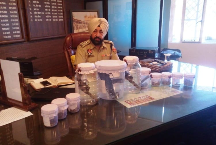 Weapons Found in Canal in Ropar of Punjab