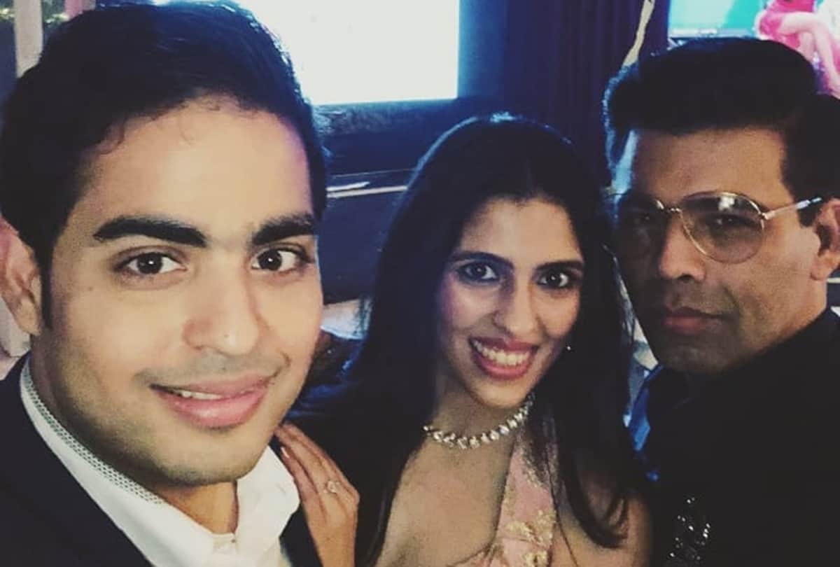 Shloka Mehta At Reliance Jio Event Days after engagement with akash ambani