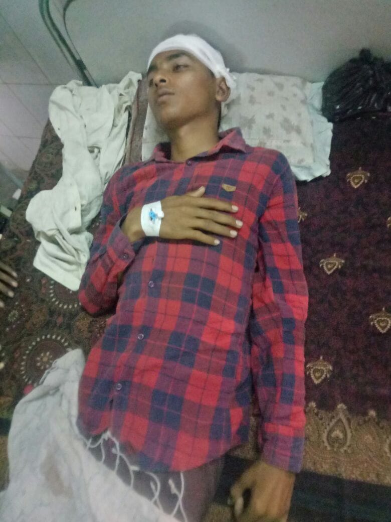 आईटीआई छात्र पर जानलेवा हमला, सदर अस्पताल में भर्ती