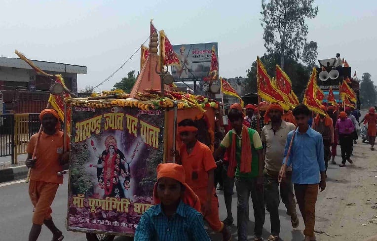 Mum Poonagiri Dham pauses for devotees