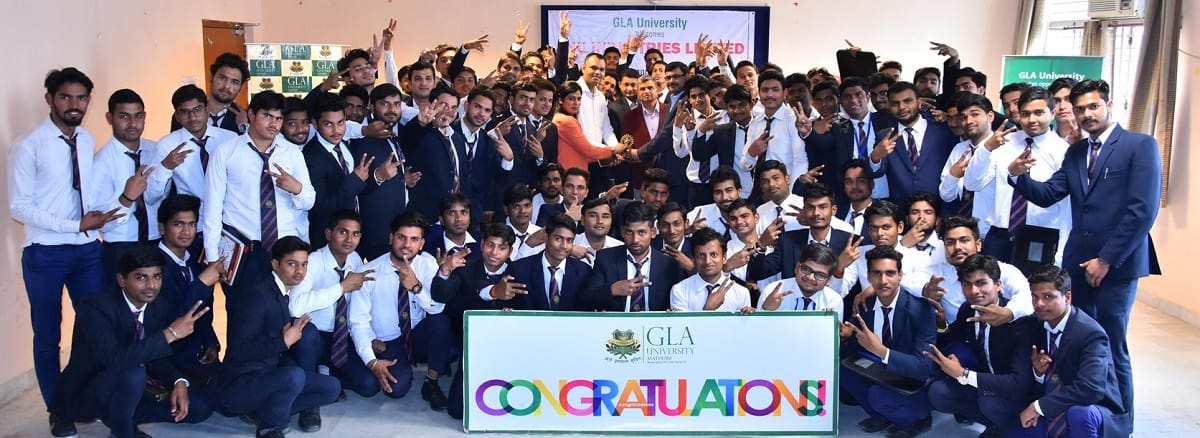 GLA University gave placement to 1500 college students