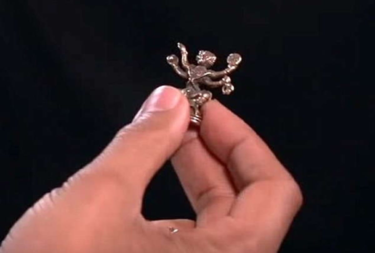 Barak Obama always carries a hanuman statue with him