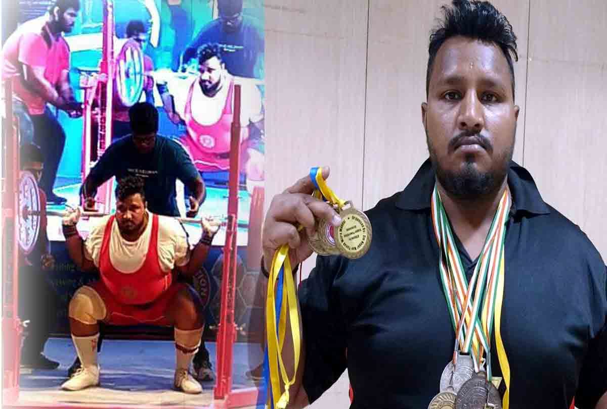 power lifting player mandeep kumar
