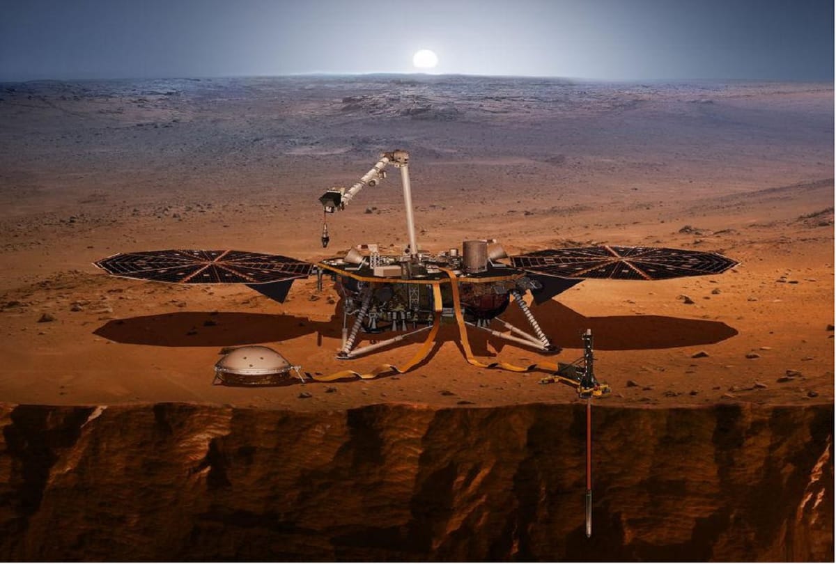 NASA will send his first mission to Mars for study the inner surface 