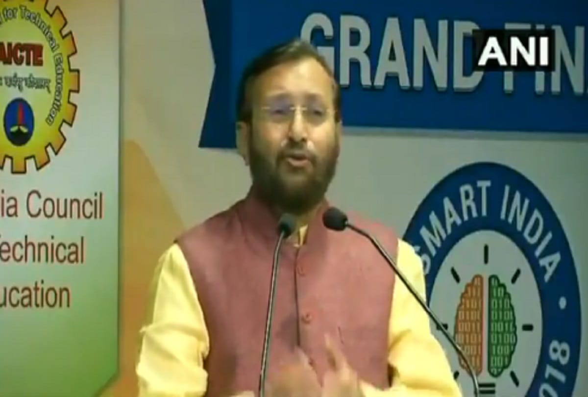 HRD Minister Prakash Javadekar inaugurates Smart India Hackathon 2018 in Delhi
