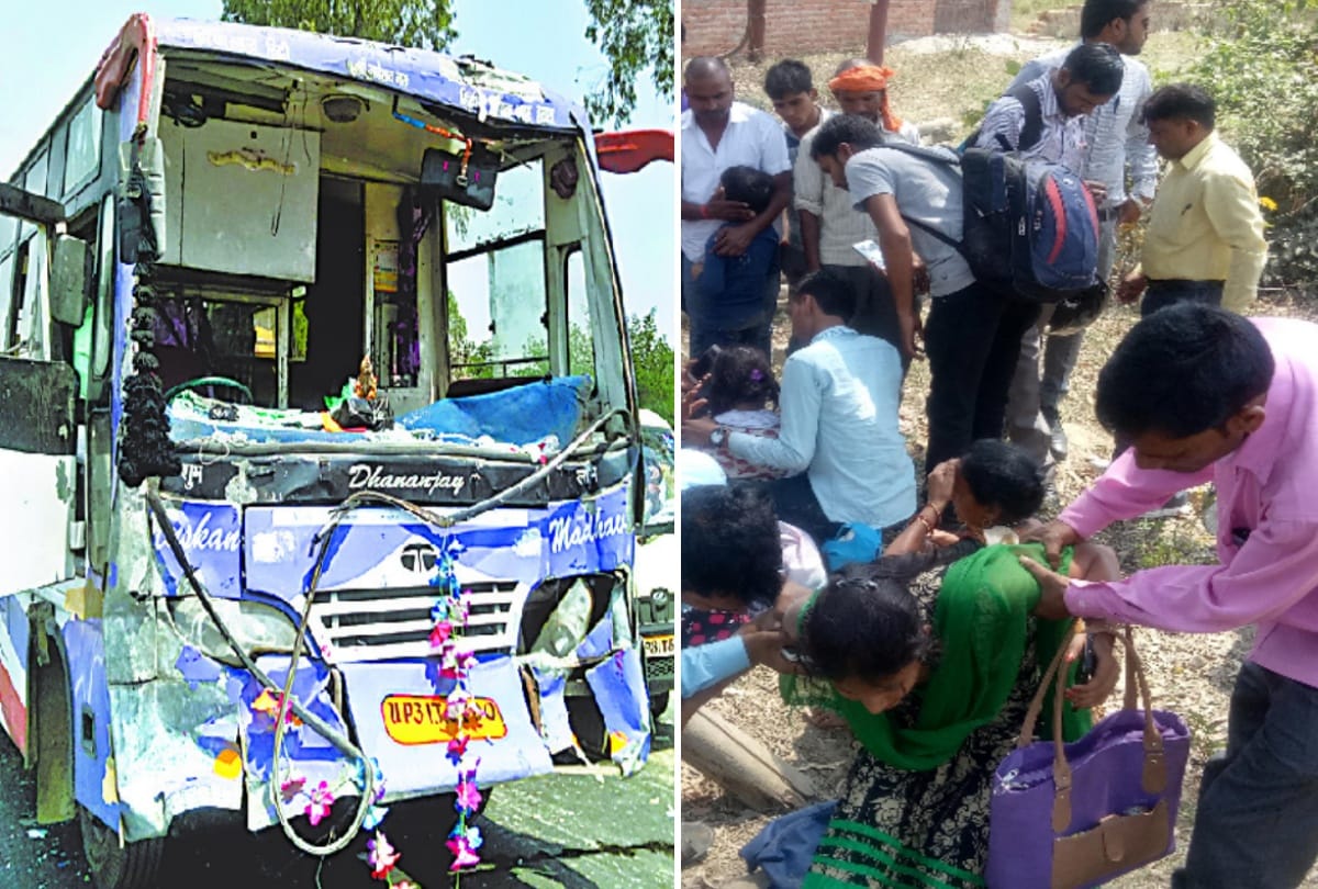 36 injured in bus accident in lucknow