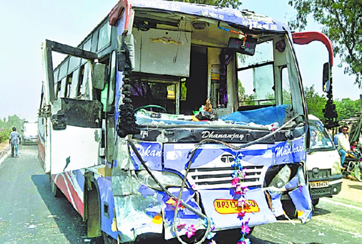 36 injured in bus accident in lucknow