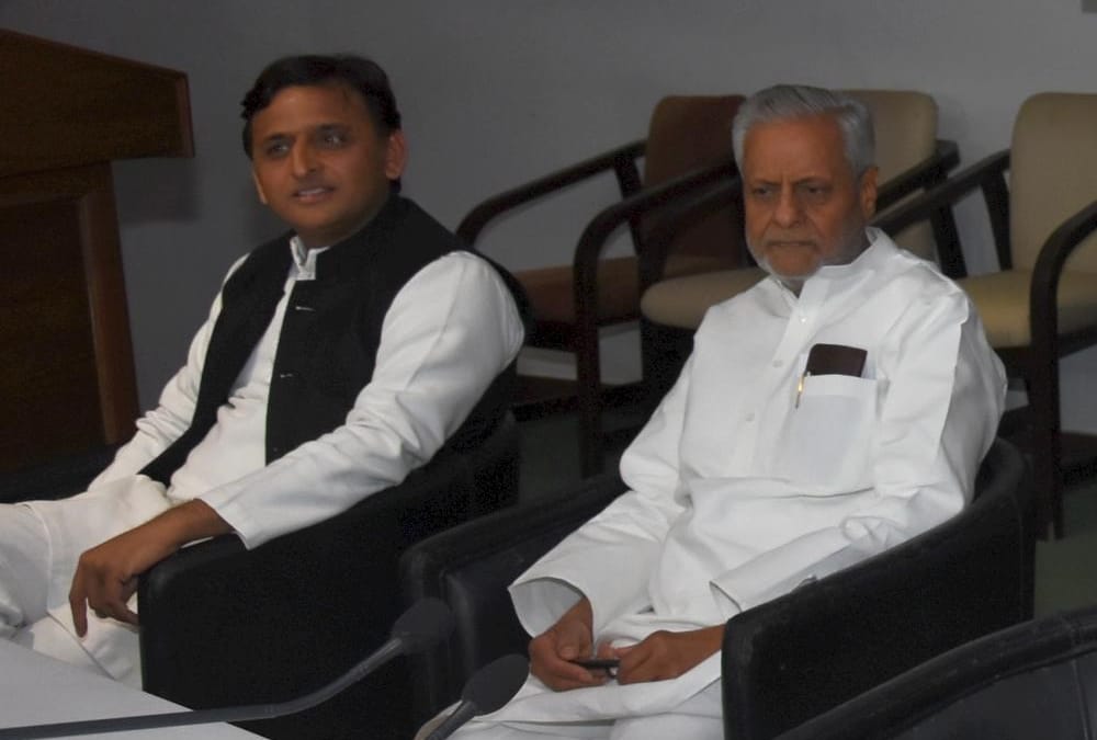 akhilesh yadav press conference.