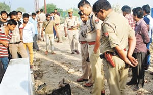 Two young men burnt to death
