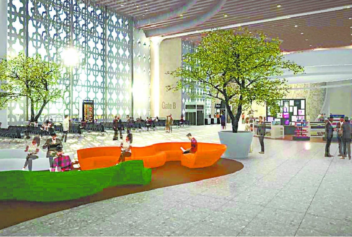 hotel and shopping complex will be available at amausi airport