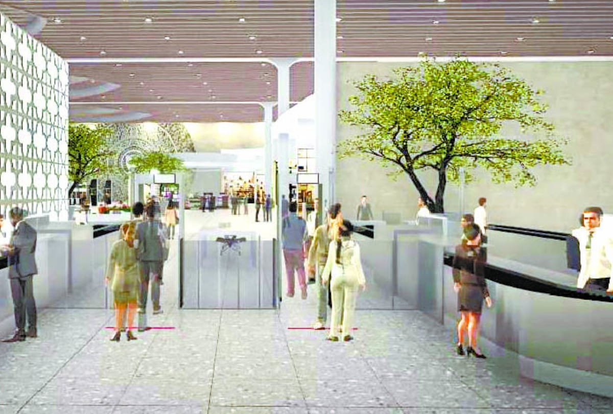 hotel and shopping complex will be available at amausi airport