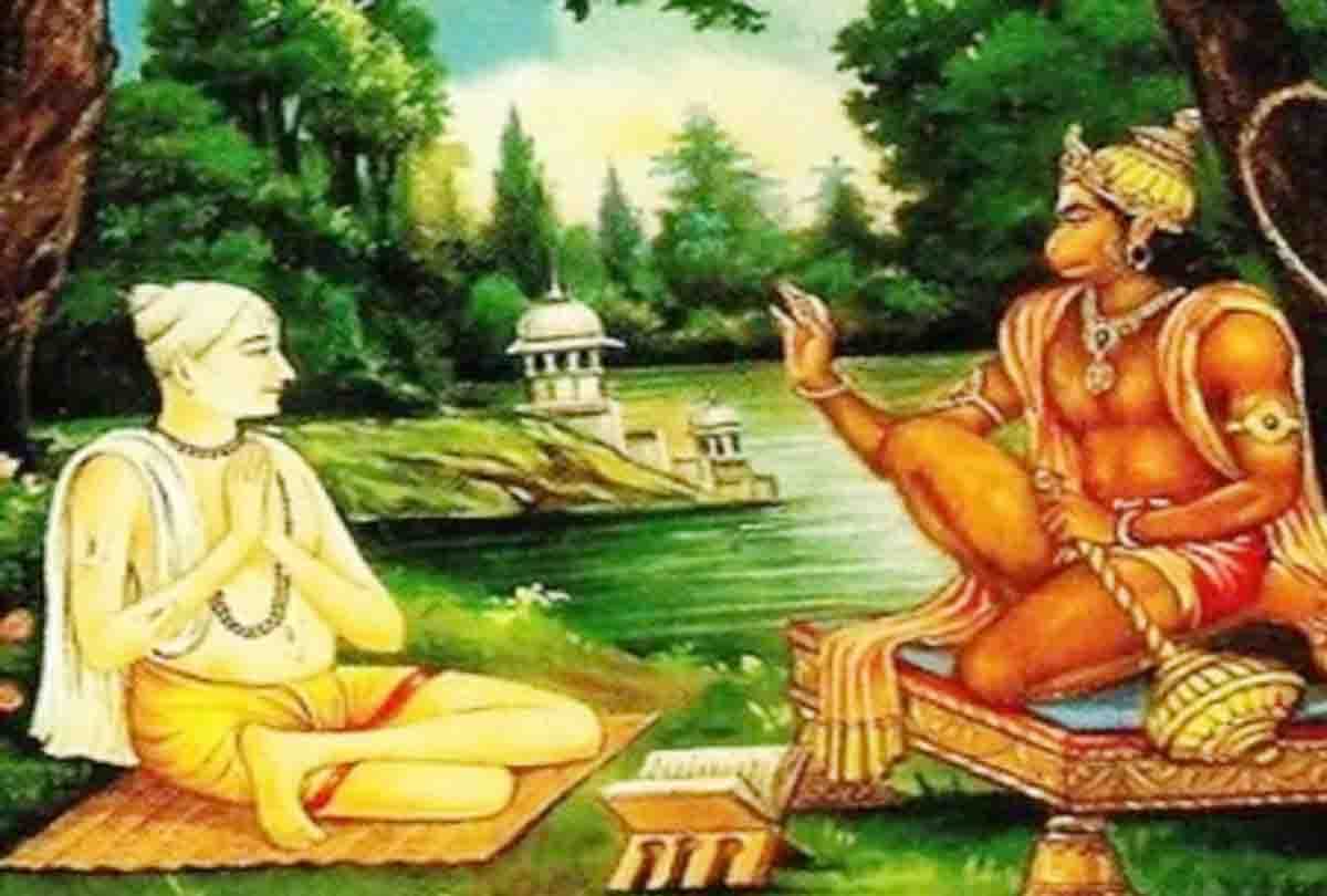 Tulsidas had installed here the statue of Hanuman