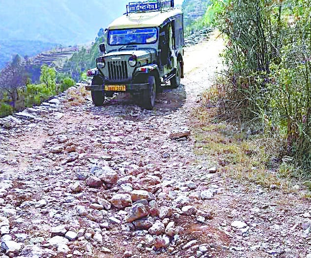 Damping on road not made in UP