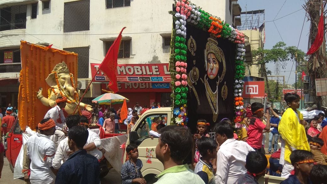 Hanuman jayanti celebration in varanasi