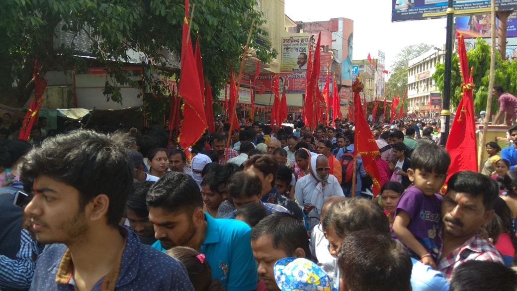 Hanuman jayanti celebration in varanasi