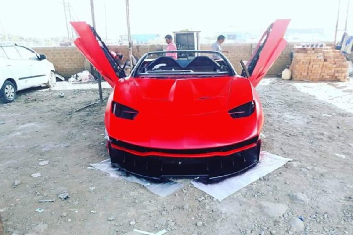 Indian Jugaad modified Honda City into a Lamborghini in just Rs 7.5 lakh