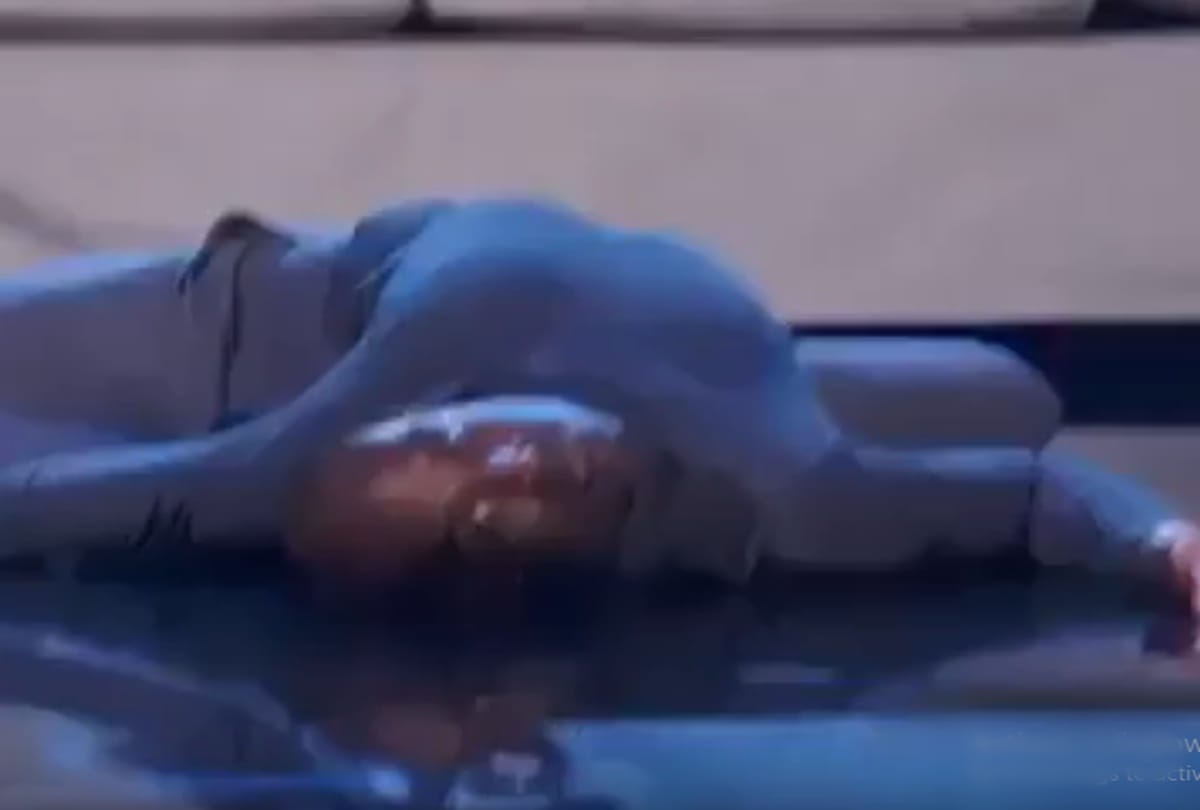 Video being viral of a human spider on a Popular TV show 