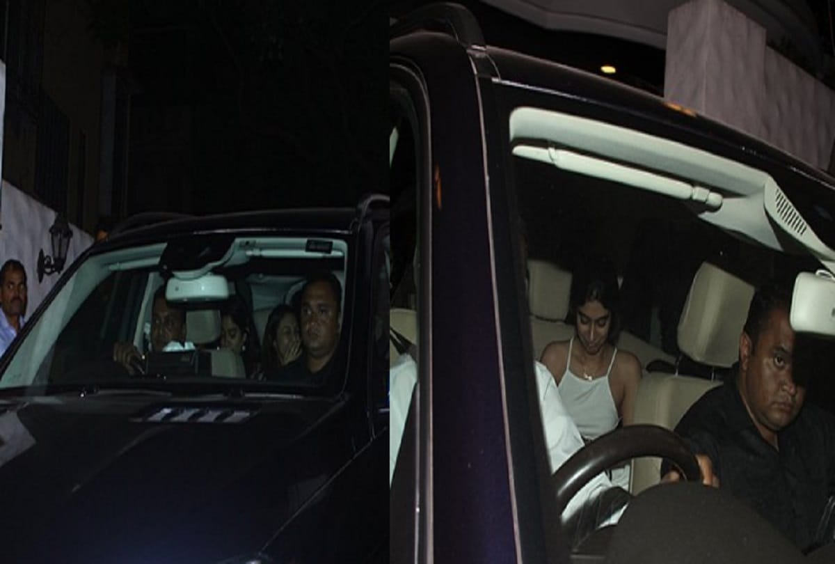 Janhvi Kapoor and Khushi Kapoor meet Sanjay Leela Bhansali in his office 