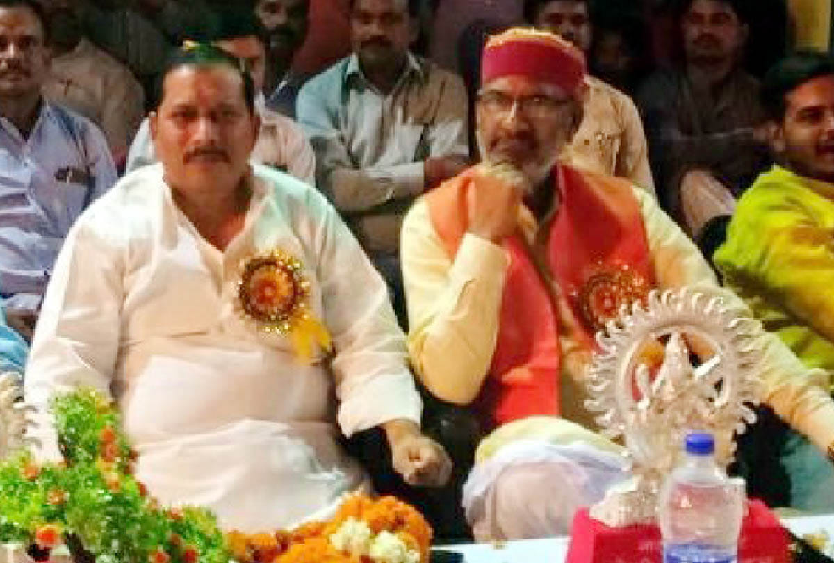MLA Shyam Prakash and Shrikrishna Shastri hardoi news