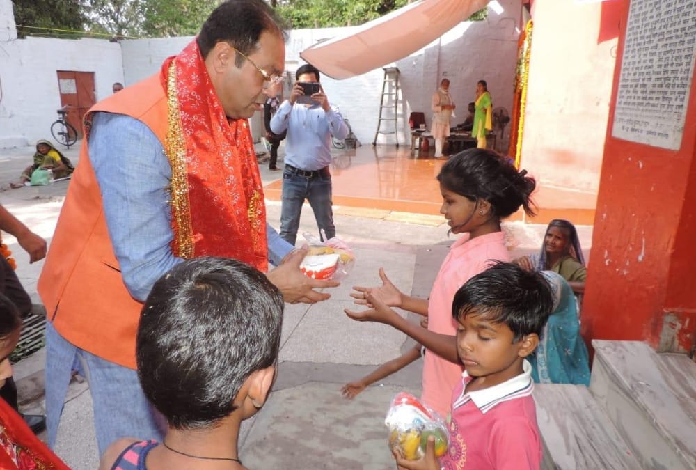 mohsin raza on hanuman jayanti celebration.