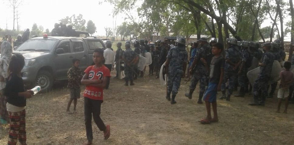 Nepalese survey team pushes Nepalese team