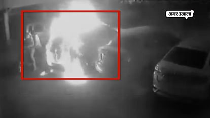 Audi car Wroth of 50 lakh set on fire at parking in pune