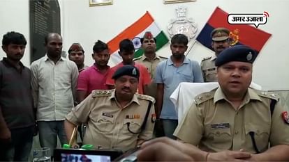 Shamli police arrested five goons