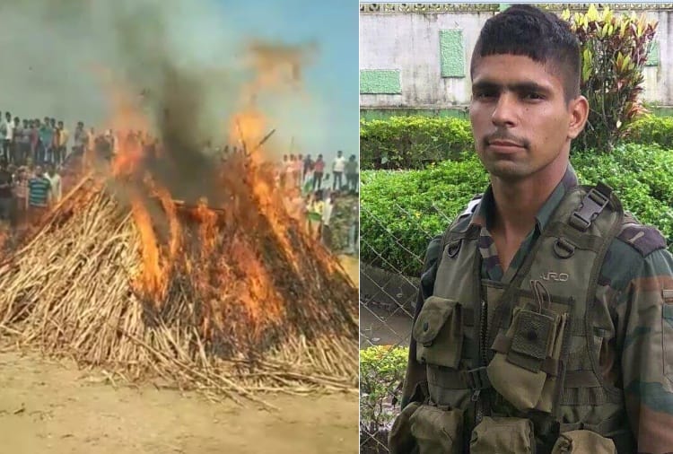 Indian Army Soldier Kamal Died in Granade Blast on Duty, Funeral