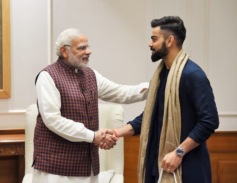 Virat Kohli on 20th place in India’s Most Powerful List