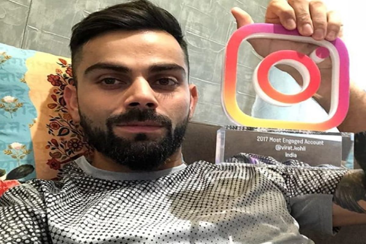 virat kohli becomes first indian player who won instagram award