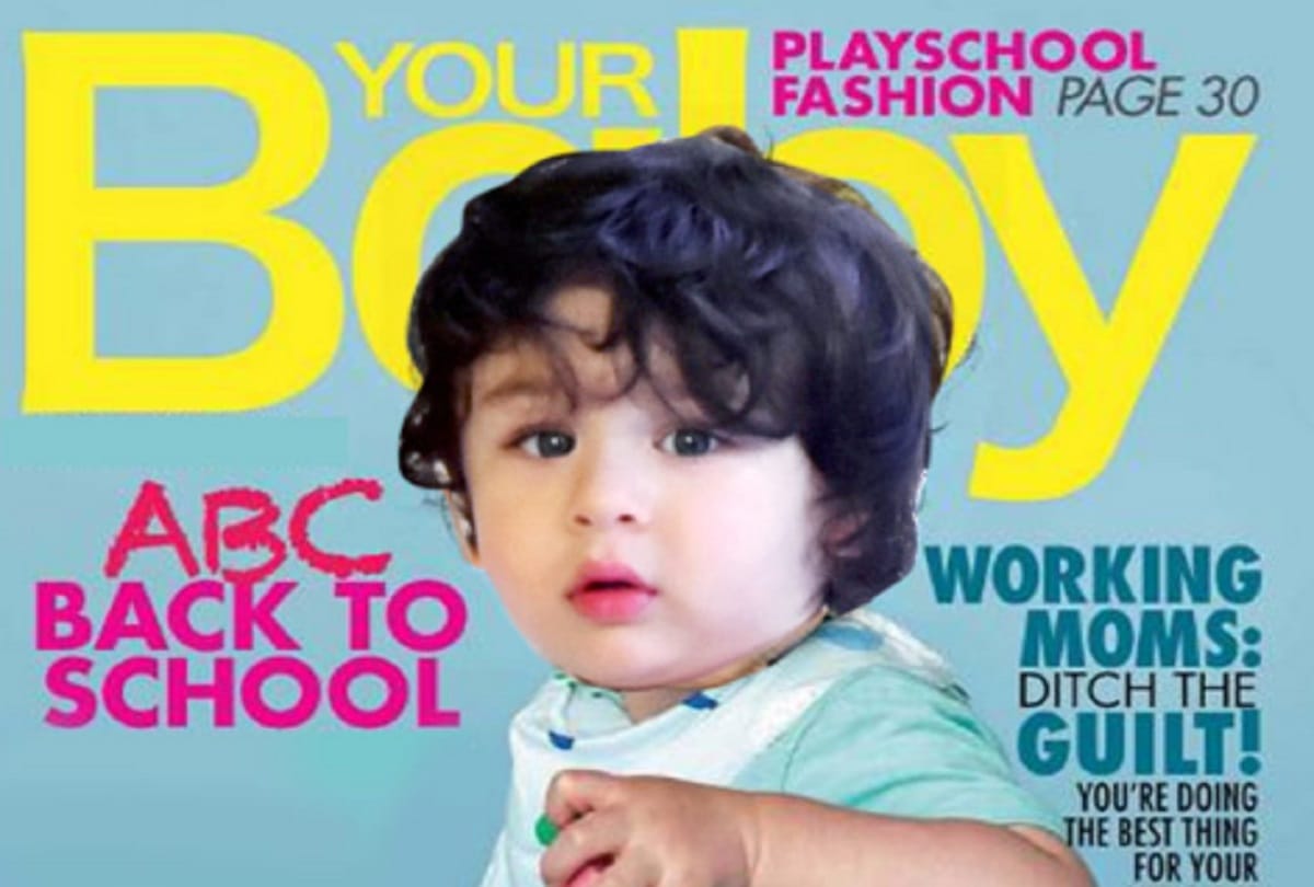 April Fools Day taimur ali khan makes his big debut on cover magzine